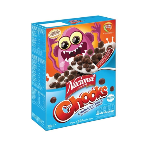 Nacional Chooks šokolaadi hommikuhelbed 300g | Multum
