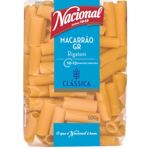 Nacional Rigatoni tippkvaliteediga pasta 500g | Multum