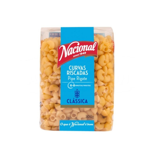 Nacional Pipe Rigate tippkvaliteediga pasta 500g | Multum