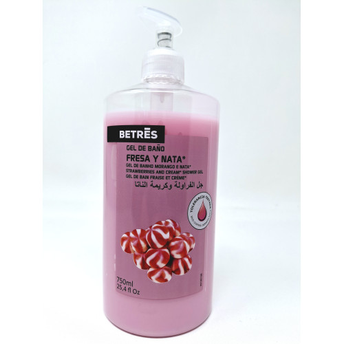 Betres maasikakreemi lõhnaga dušigeel 750ml | Multum