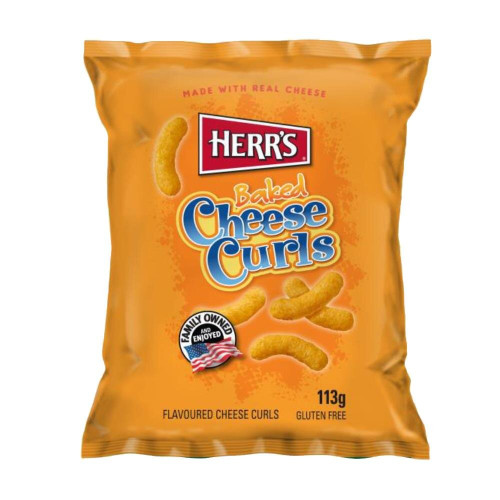 Herr's Cheese Curls maisi suupisted juustu maitsega 113g | Multum