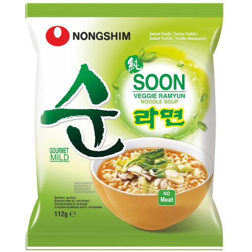 Köögiviljade kiirnuudlisupp Nongshim, sobib veganitele 112g | Multum