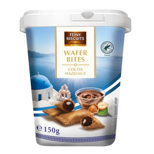Feiny Biscuits vahvliküpsised šokolaadi, sarapuupähklikreemi täidisega 150g | Multum