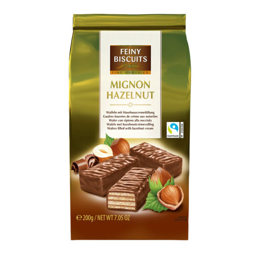 Feiny Biscuits vahvlid sarapuupähklikreemi täidisega 200g | Multum