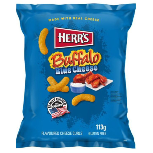Herr's maisi suupisted sinihallitusjuustu ja Buffalo kana maitsega 113g | Multum