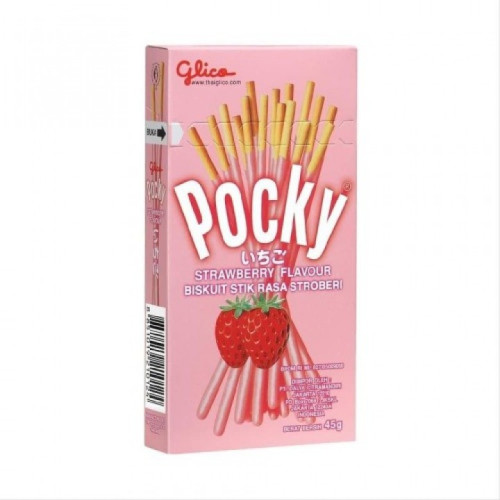 Pocky küpsisepulgad maasikakreemi kattega 45g | Multum