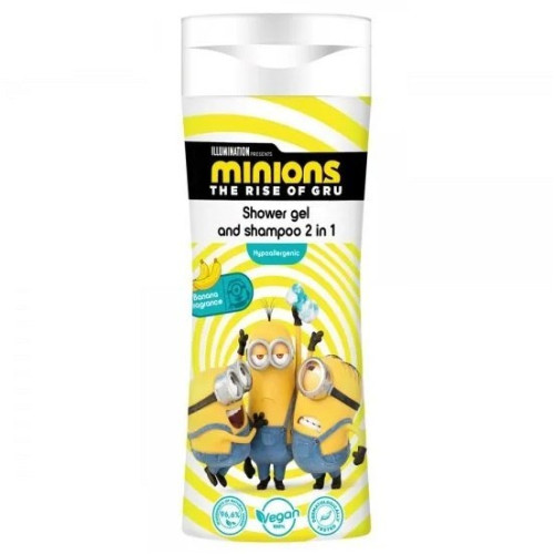 Minions 2in1 dušigeel - banaanilõhnaga šampoon 300ml | Multum