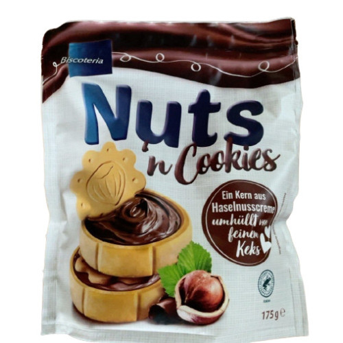 Biscoteria küpsised sarapuupähklikreemiga 175g | Multum