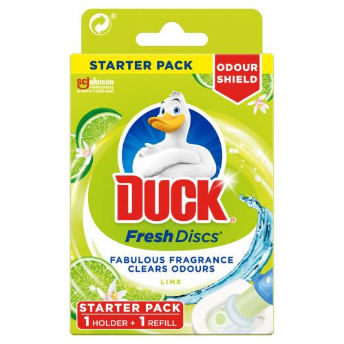 Duck WC loputusvahend - geel aplikaatoriga, laimimaitseline 36ml | Multum