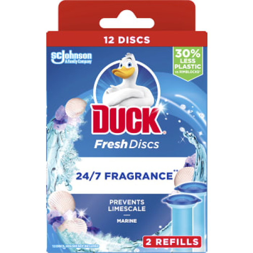 Duck WC loputusvahend - geel (aplikaatori varu) vee värskuse aroomiga 2x36ml | Multum