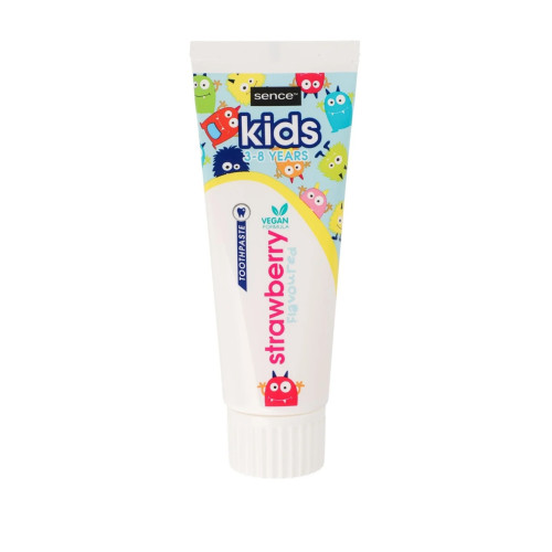 Sence maasikamaitseline hambapasta lastele 3-8g, 75ml | Multum