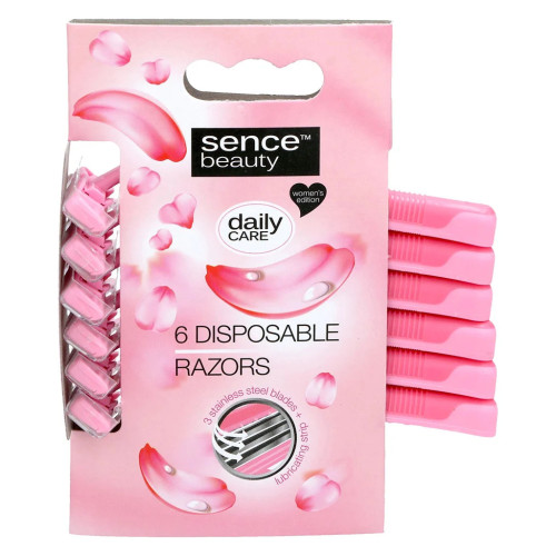 Sence ühekordsed 3 teraga raseerijad naistele 6 tk | Multum