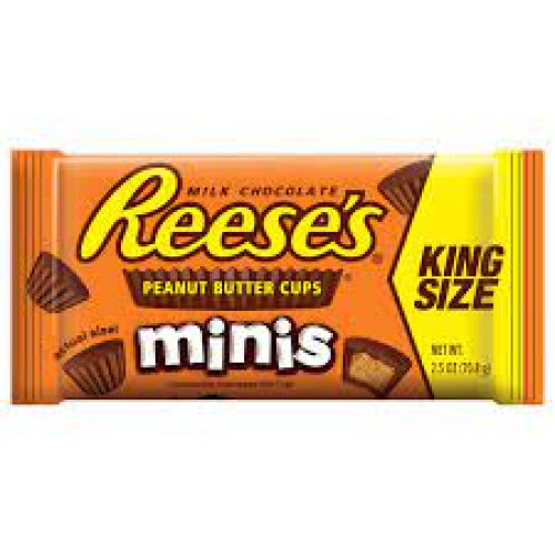 Reeses Minis maapähklivõi - piimašokolaadi kommid 70g | Multum