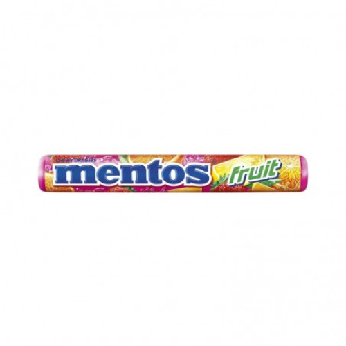 Mentos Rainbow puuviljamaitselised närimiskommid 37,5g | Multum