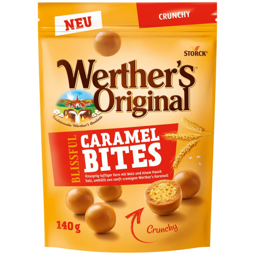 Werther's Original karamellkommid krõmpsuva täidisega 140g | Multum