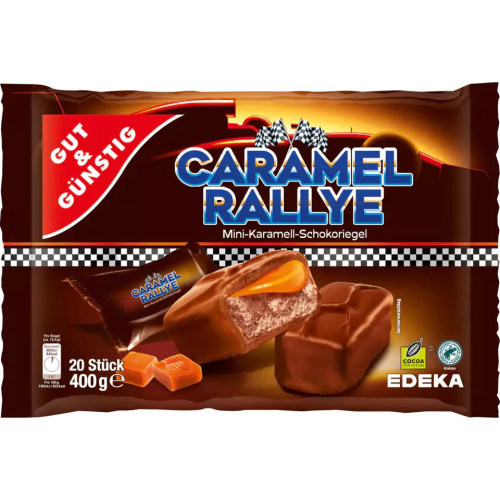 G&G Rallye šokolaaditahvlid karamelliga 400g | Multum