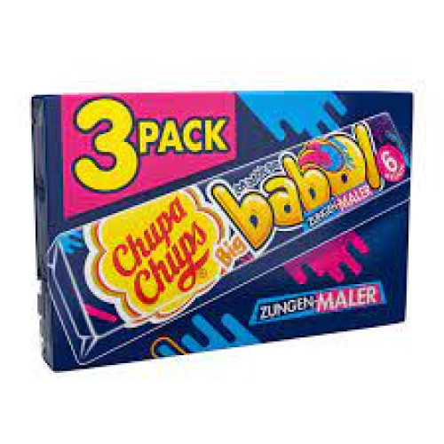 Chupa Chups Babol sinise vaarikamaitseline närimiskumm 3x27,6g | Multum