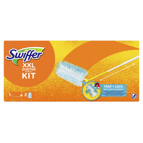 Swiffer XXL tolmukogumisharja komplekt - käepide + 2 lappi - varu | Multum