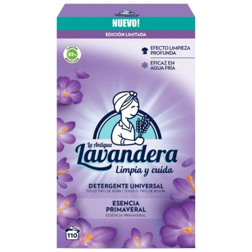 La Antigua Lavandera värske kevadlõhnaga pesupulber 5,94kg, 110x | Multum