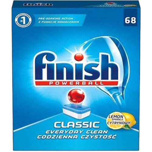 Finish Classic sidrunilõhnaga nõudepesumasina tabletid 68 tk, 1,11 kg | Multum