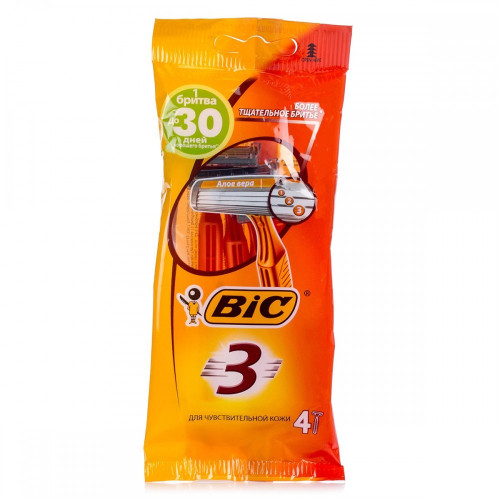 Bic 3 Sensitive pardlid 4 tk | Multum