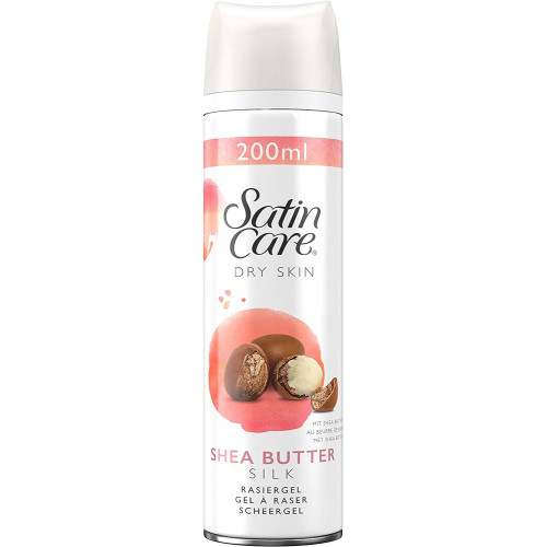 Gillette Satin raseerimisgeel sheavõiga kuivale nahale 200ml | Multum