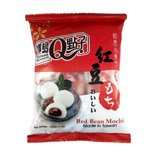 Q Brand Mochi punase oa maitsega täidis 120g | Multum