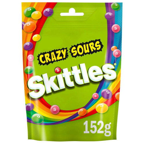 SKITTLES Crazy Sours dražeed 152g | Multum