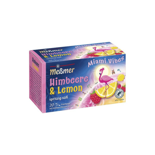 MESSMER "Miami meeleolu" puuviljatee vaarika-sidrunimaitsega (20) 50g | Multum