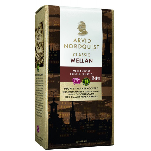 ARVID NORDQUIST Classic keskmise röstiga jahvatatud kohv 500g | Multum