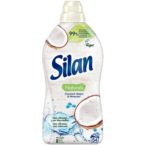 SILAN Naturals Coconut Water kangapehmendaja (54x) 1,242L | Multum
