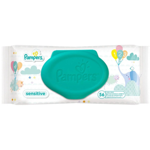 PAMPERS Sensitive Protect niisked salvrätikud 56 tk | Multum