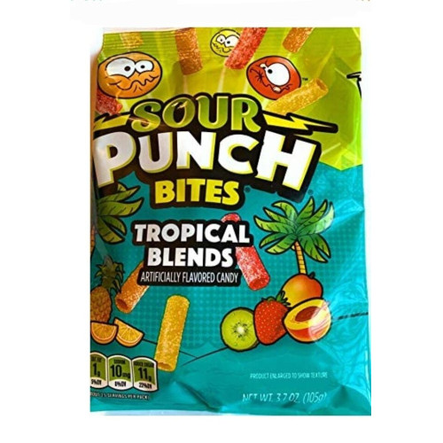 SOUR PUNCH Tropical Blends mesilaste närimiskommid 105g | Multum