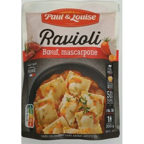 PAUL & LOUISE Ravioolid veiseliha ja mascarponega 300g | Multum