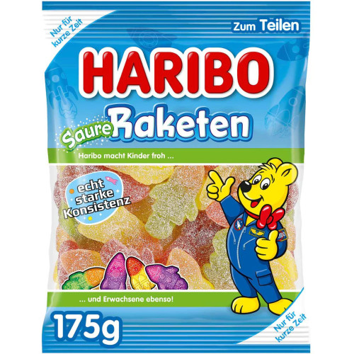 HARIBO Sauer Raketen tarretiskommid 175g | Multum