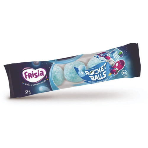 FRISIA Rocket Balls Salmiak kommid 33g | Multum