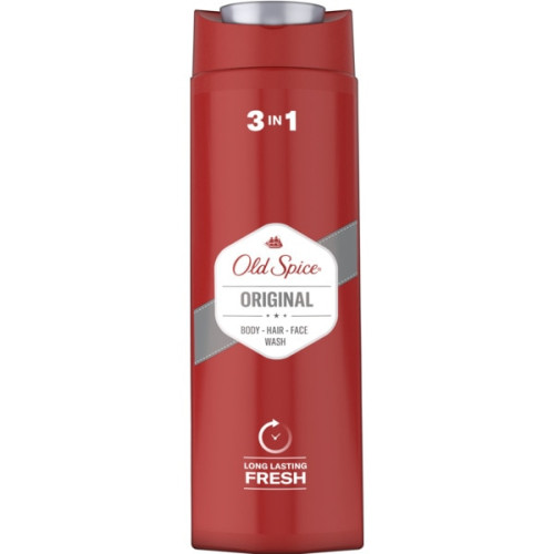 OLD SPICE 3in1 šampoon ja dušigeel 400ml | Multum