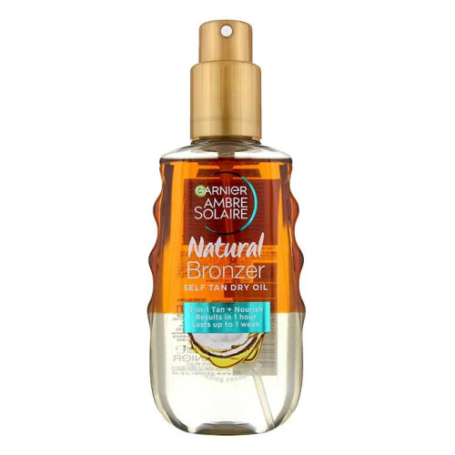 GARNIER Natural Bronzer 2in1 toonimisjärgne päikesekaitseõli 150ml | Multum