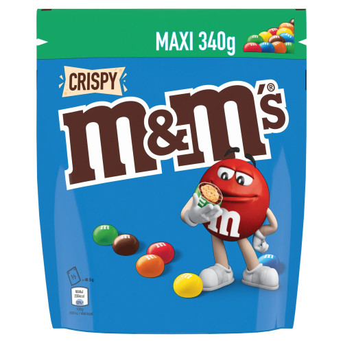 M&M'S Crispy maapähklidražeed 340g | Multum