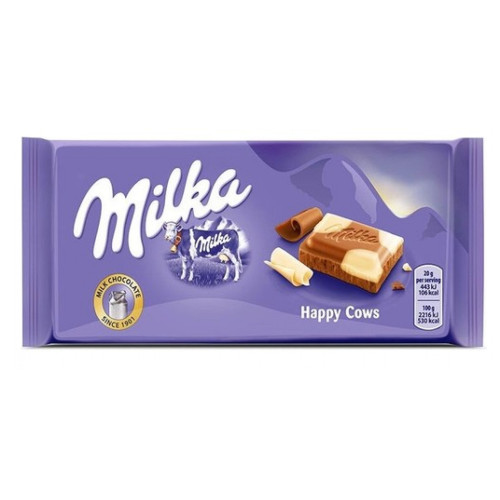 MILKA Happy Cows šokolaaditahvel 100g | Multum