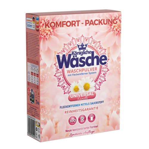 KONIGLICHE WASCHE Universaalne pesupulber (100x) 7kg | Multum