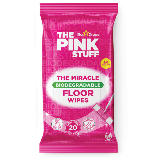 THE PINK STUFF niisked salvrätikud põrandapuhastuseks 20tk | Multum
