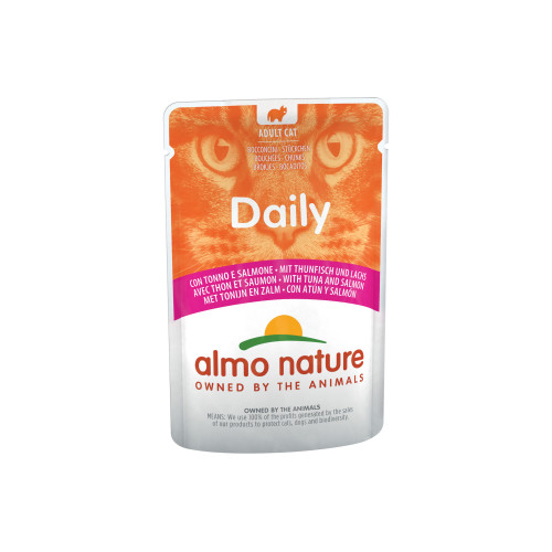 Almo Nature täistoit tuunikala ja lõhega kassidele 70g | Multum
