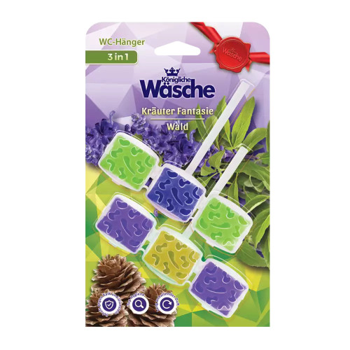 KONIGLICHE WASCHE 3in1 metsa aroomiga WC-plokk 2x45g | Multum