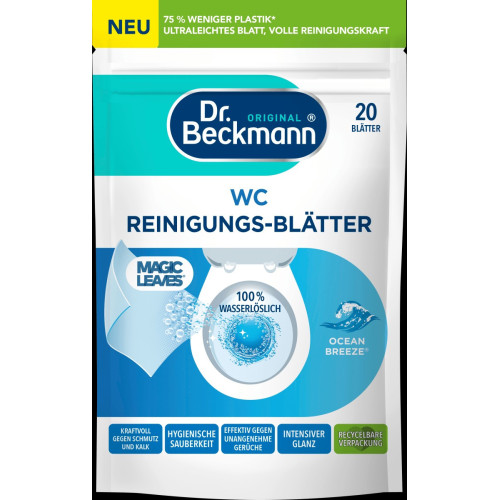 DR. BECKMANN Ocean Breeze WC-poti puhastuslehed 20tk | Multum