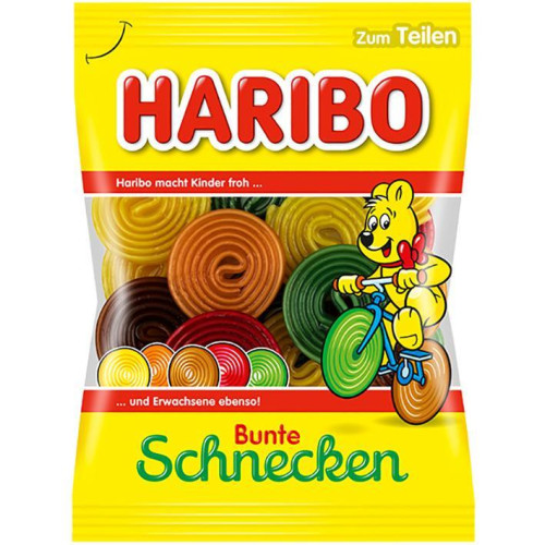 HARIBO Bunte Schnecken tarretisekommid 160g | Multum