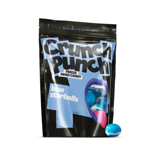 CRUNCH PUNCH Blue Starballs Candy 100g | Multum
