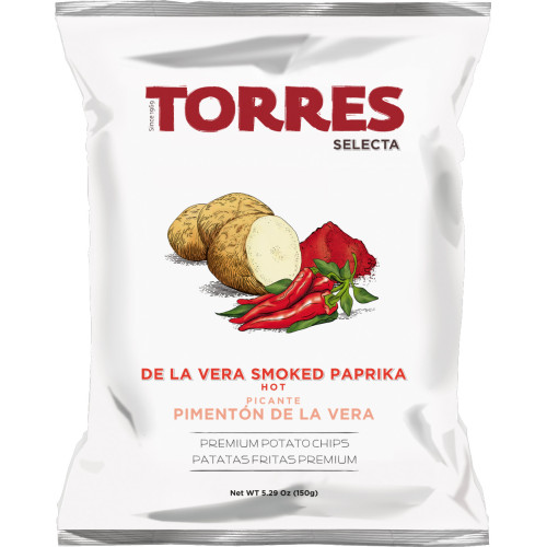 TORRES kartulikrõpsud suitsupipraga 150g | Multum