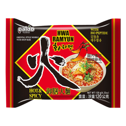 PALDO Hwa Ramyun Hot'n'Vürtsikad nuudlid 115g | Multum