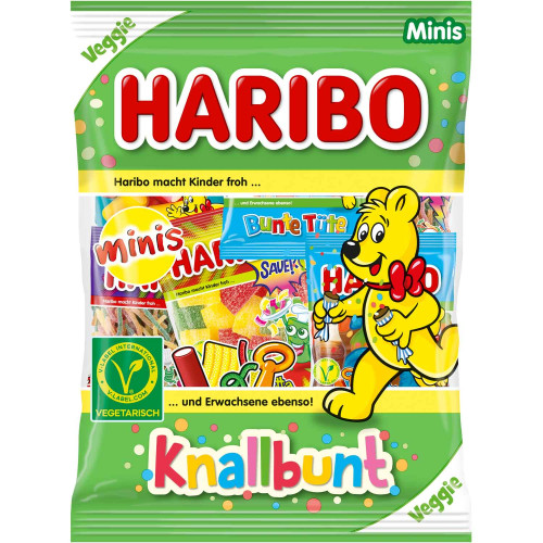 HARIBO Knallbunt Minis tarretisekommid 230g | Multum